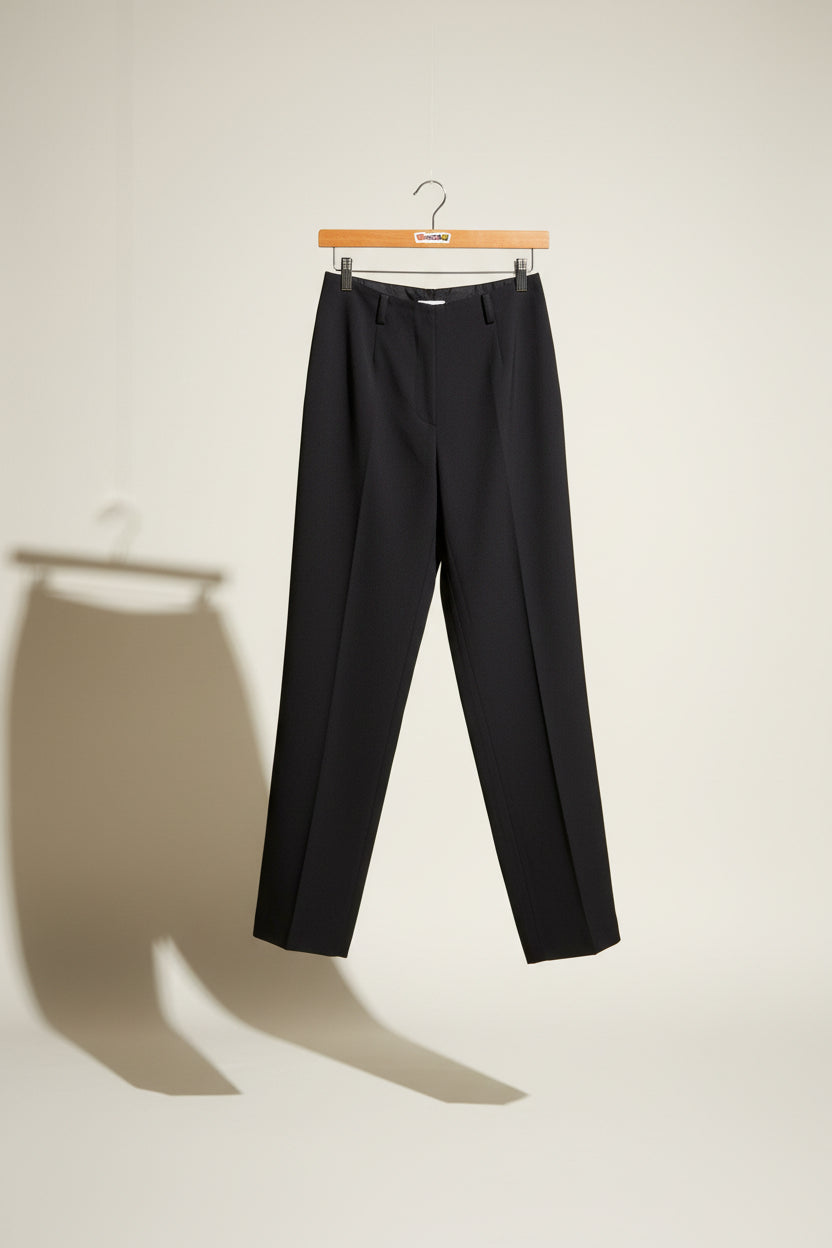 Thierry Mugler Black Tailored Trousers Size 26