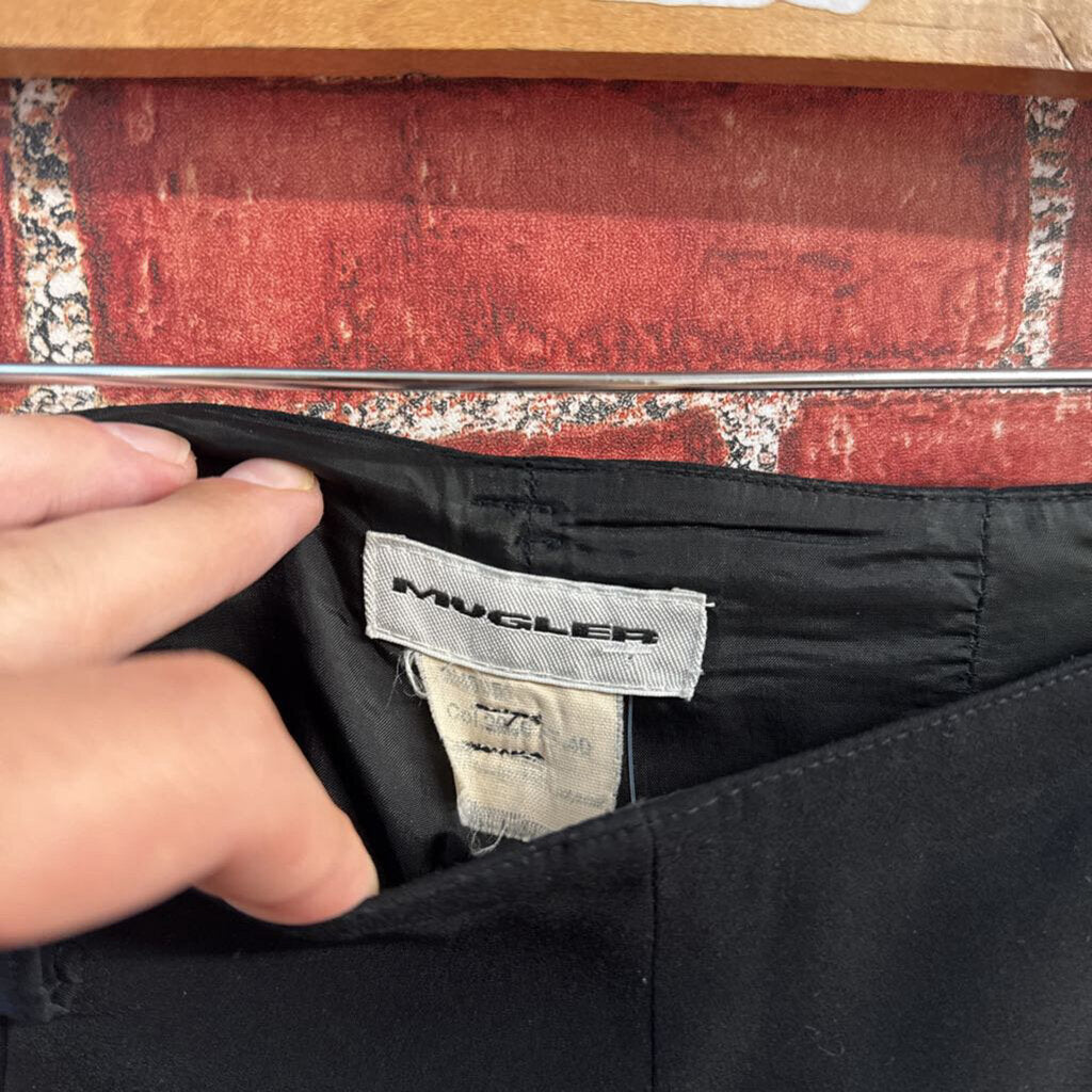 Thierry Mugler Black Tailored Trousers Size 26