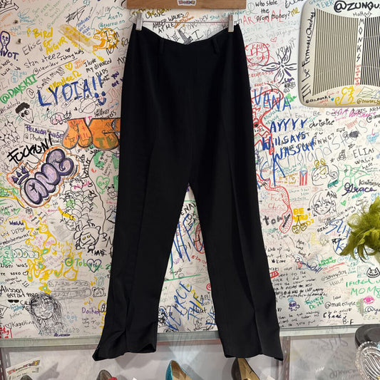 Thierry Mugler Black Tailored Trousers Size 26