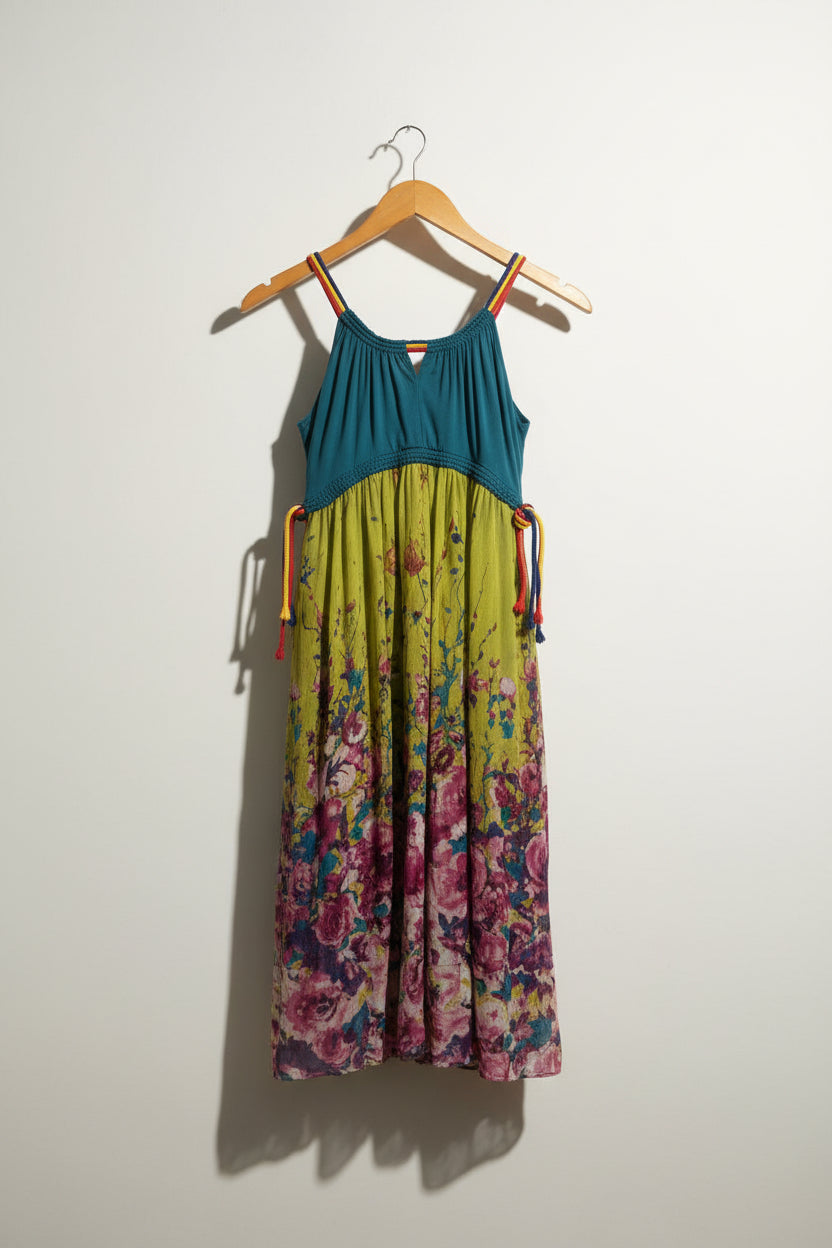 Vintage Chloe Silk Babydoll Mini Dress Size 6