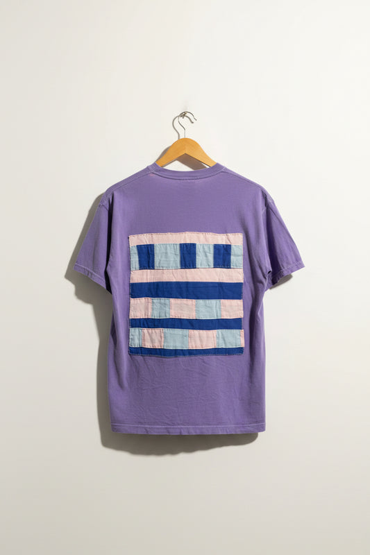Re_Anna_Mated x Comfort Colors Patchwork Tee Purple/Multi Size M