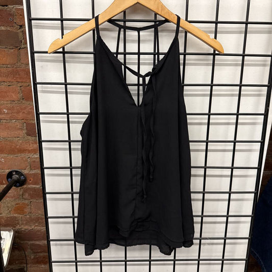 Harlowe & Graham Flowy Tank Black