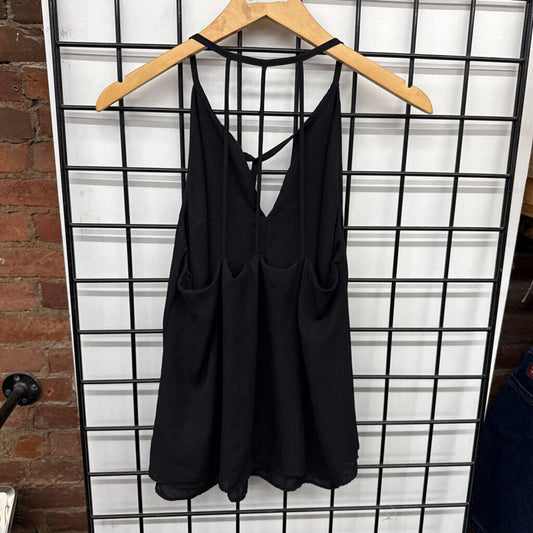 Harlowe & Graham Flowy Tank Black