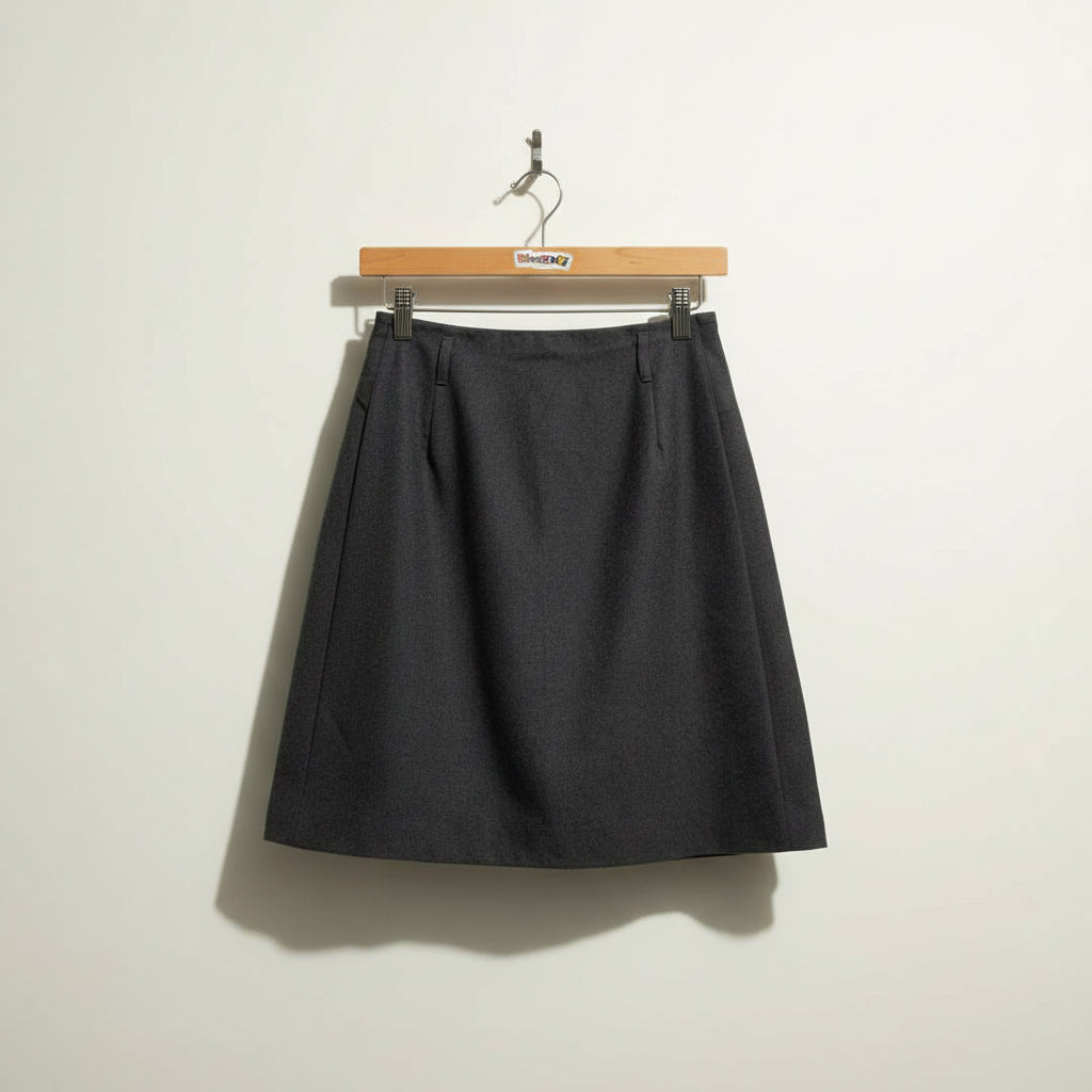 Prada Skirt Wool Grey/Black Size S