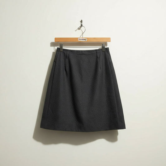 Prada Skirt Wool Grey/Black