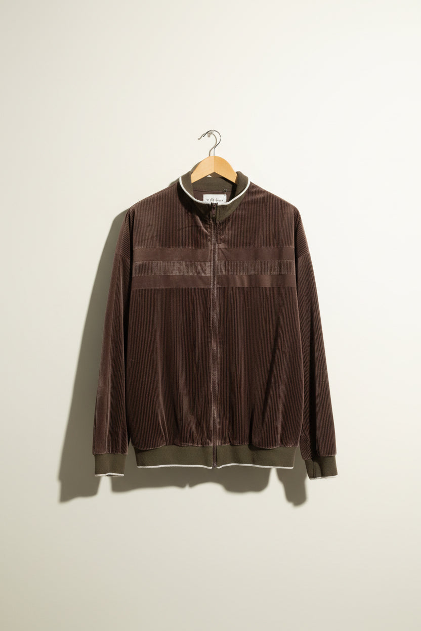Christian Dior Track Jacket Pinstripe Brown Men’s Size L