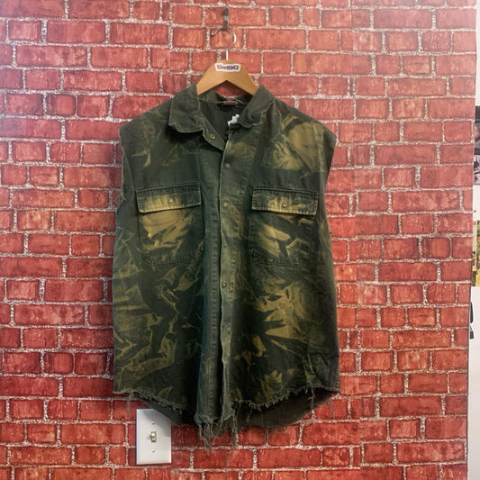 ABL Vintage Belgium Military Vest Army Green