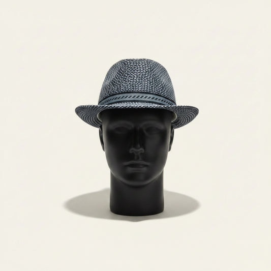 Bailey Fedora Blue/Black/Grey Size M
