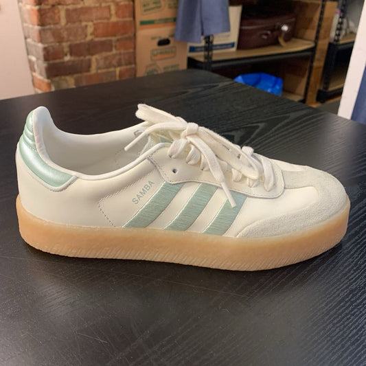 Adidas Samba Sambae White/Mint Size 7.5