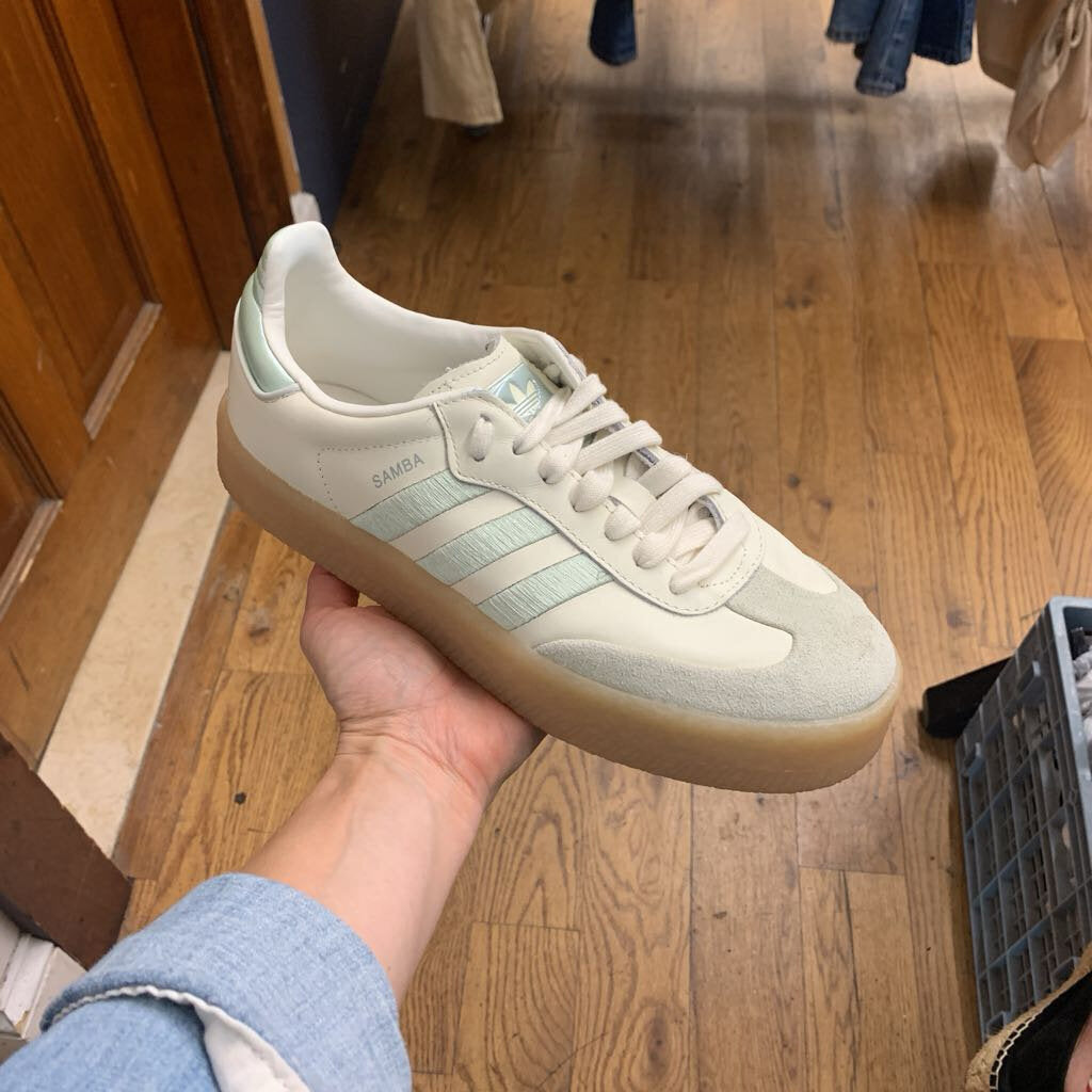 Adidas Samba Sambae White/Mint Size 7.5