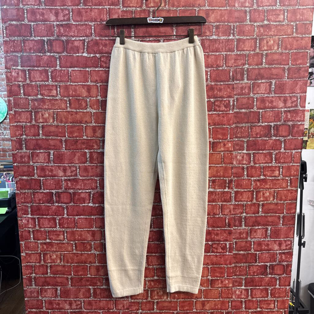 Evan Picone Sport Pull On Pants Cotton Beige Size P