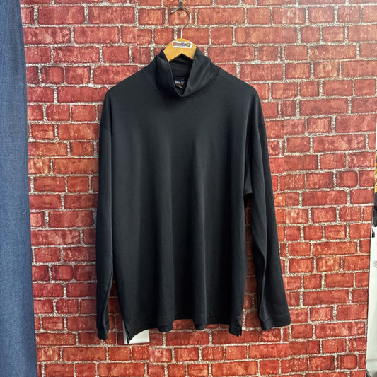 Patagonia Mock Neck LS Black Size XL