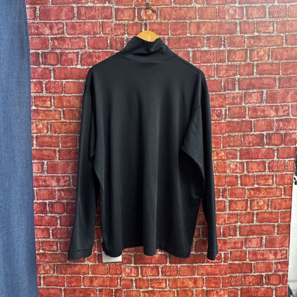 Patagonia Mock Neck LS Black Size XL