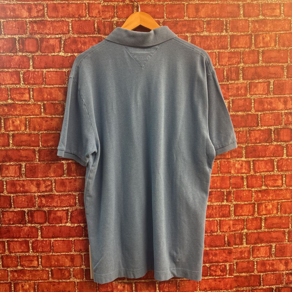 Tommy Hilfiger blue polo shirt alternate view