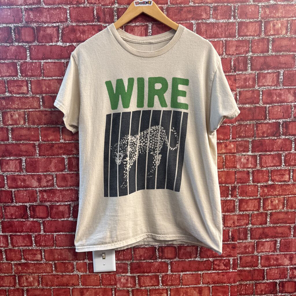 Wire Vintage Tee Cheetah Graphic Beige/Black/Green