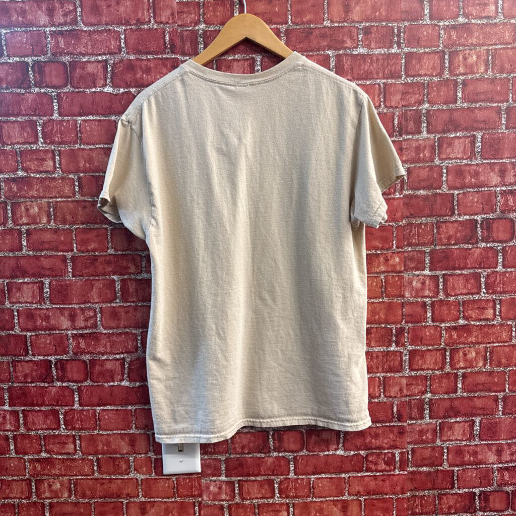 Wire Vintage Tee Cheetah Graphic Beige/Black/Green