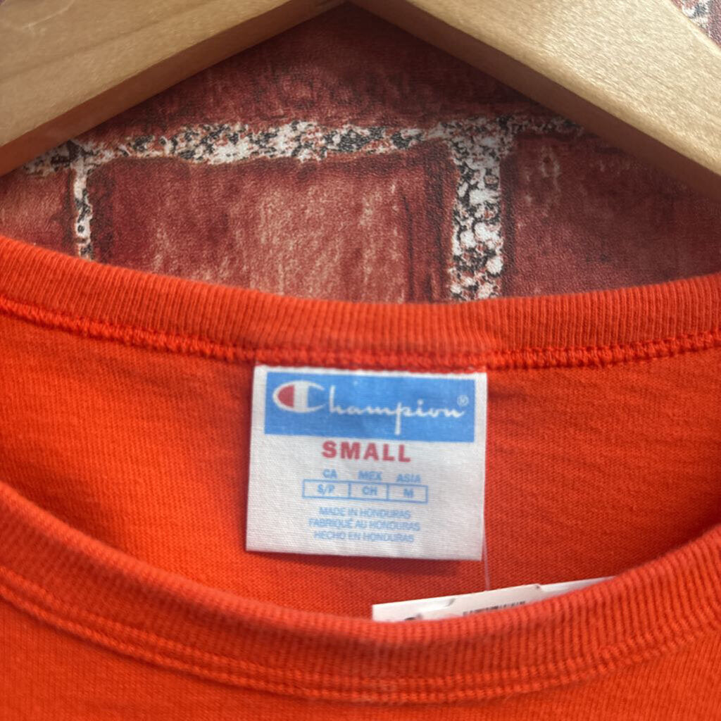 Champion Crop Top Tee Orange Size S