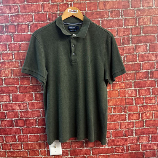 Nautica Polo Dark Green Size L