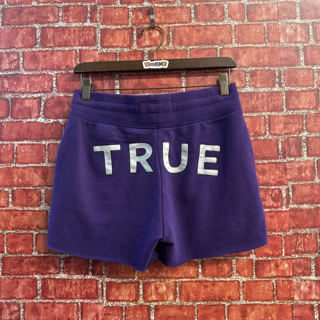 True Religion Lounge Shorts Purple/Silver Size XS