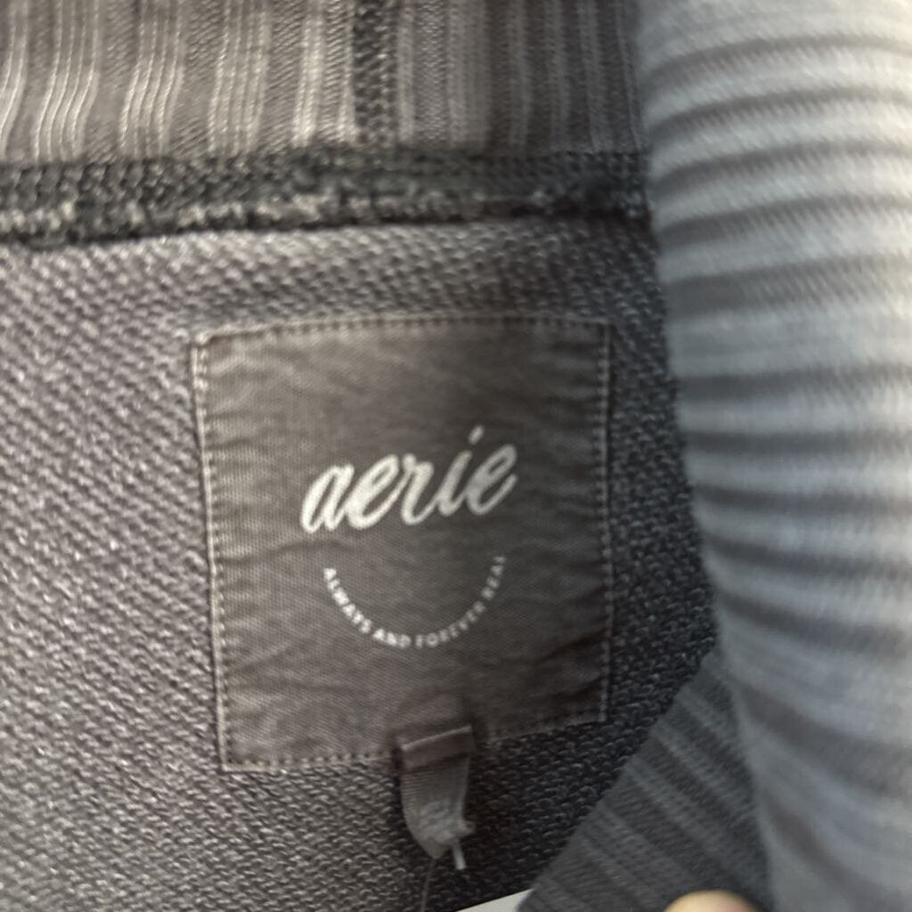 Aerie Sweatshirt Mockneck Grey Size S