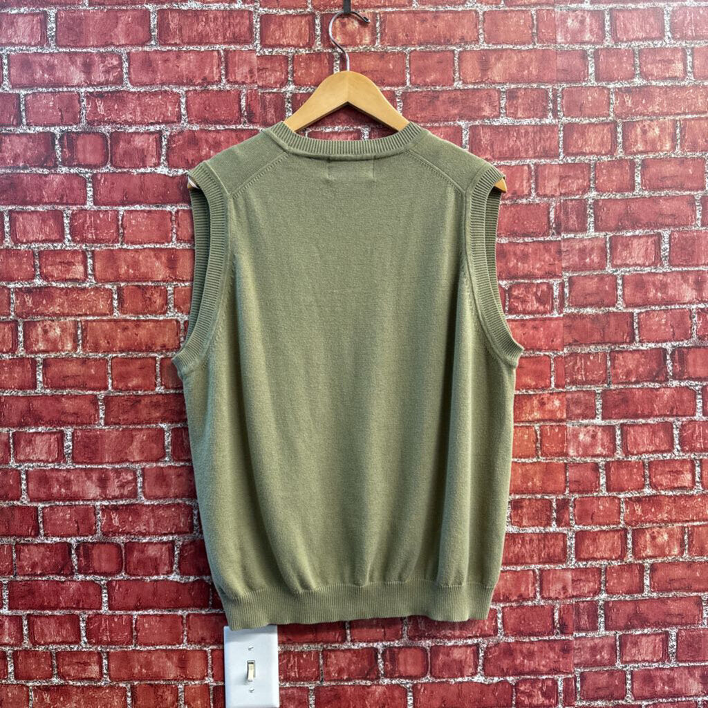 Woods & Gray Sweater Vest Olive Size L