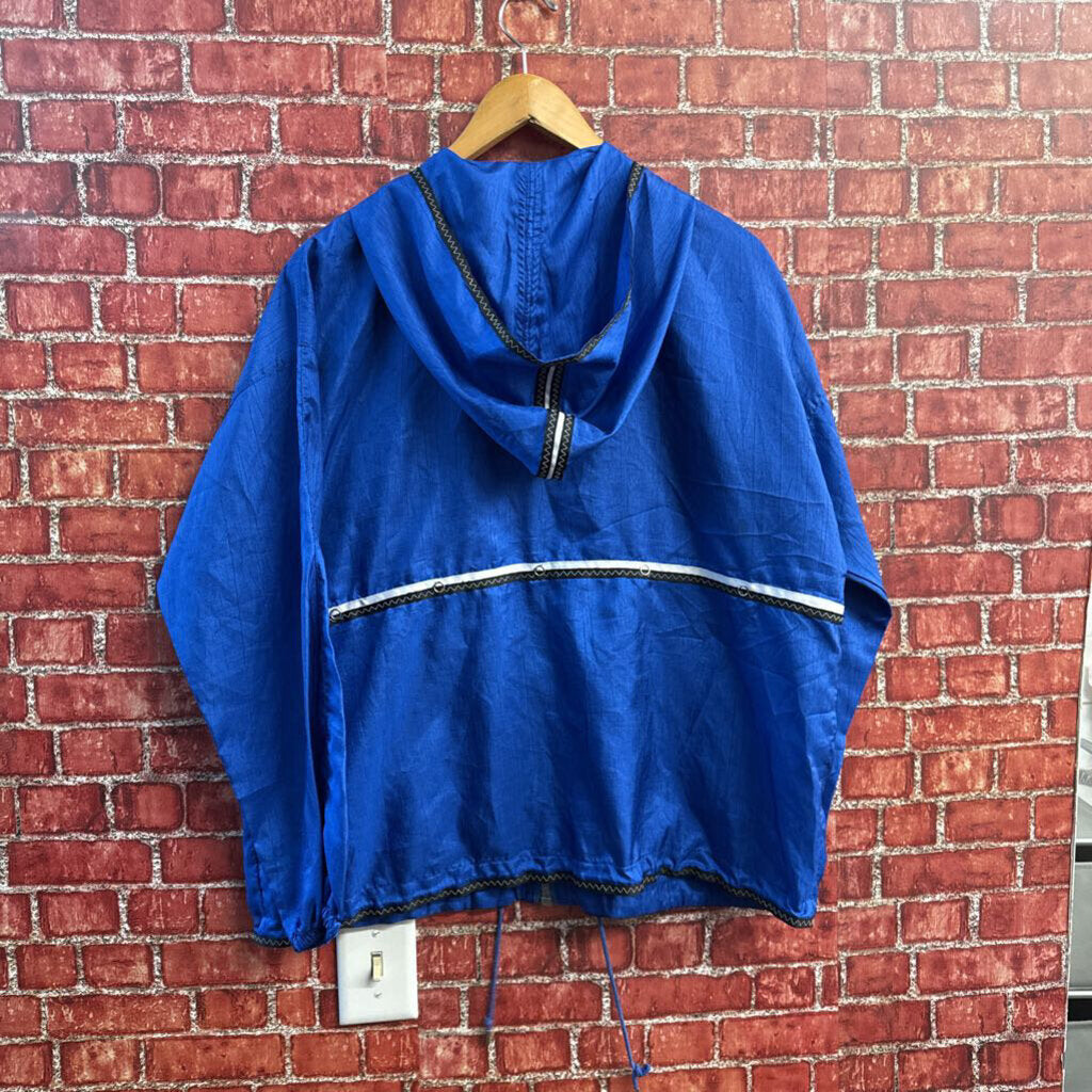 Tail vintage striped nylon windbreaker jacket detail photo