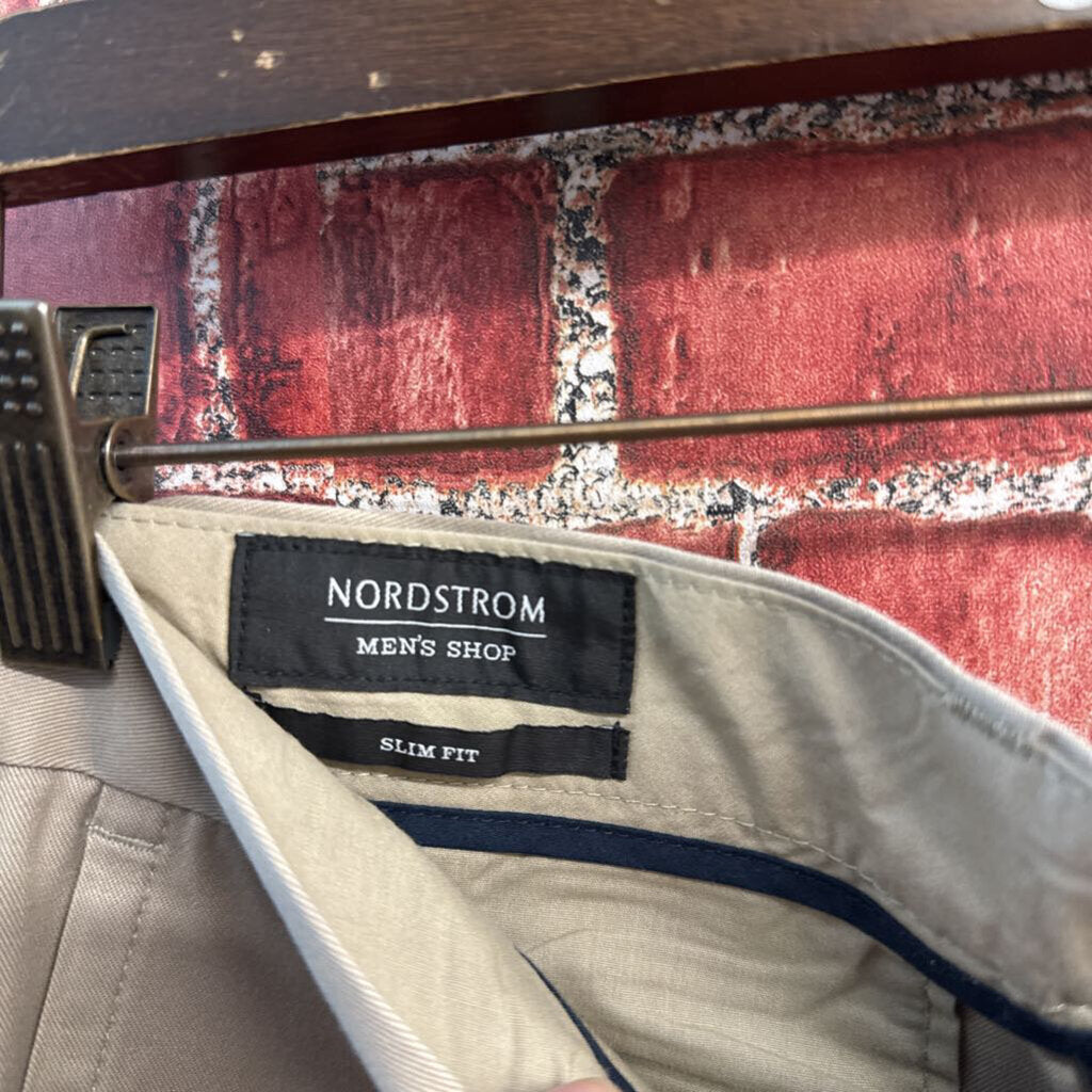 Nordstrom tan khaki trousers size 31 by 32 product photo