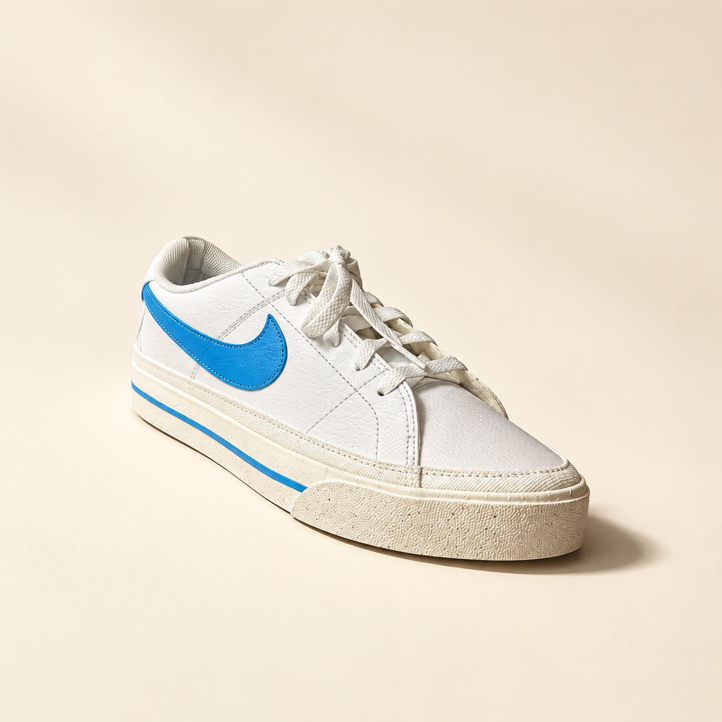 Nike Court Legacy Next Nature Sneaker White/Baby Blue Size 9.5