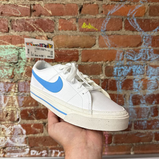 Nike Court Legacy Next Nature Sneaker White/Baby Blue Size 9.5