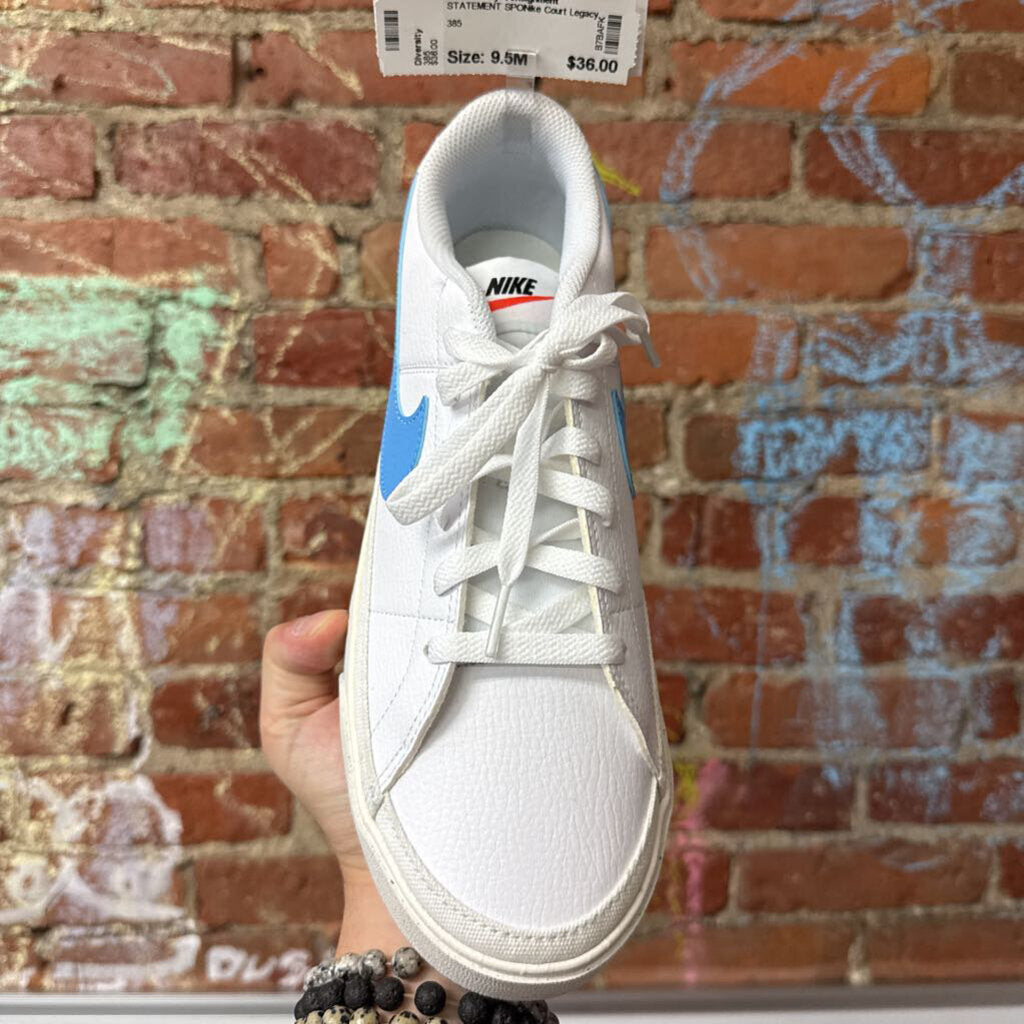 Nike Court Legacy Next Nature Sneaker White/Baby Blue Size 9.5