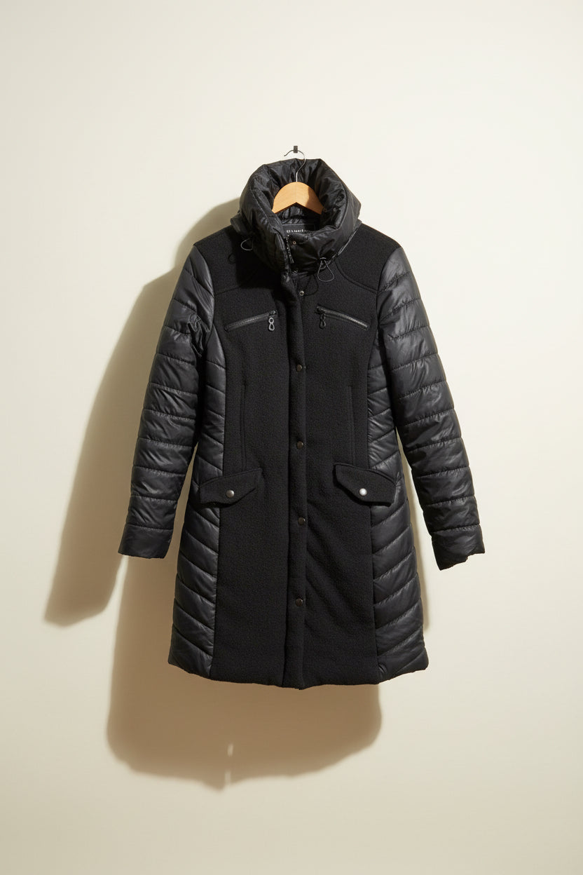 Yest Fashion Vintage Coat Puffy Black Size 6-8