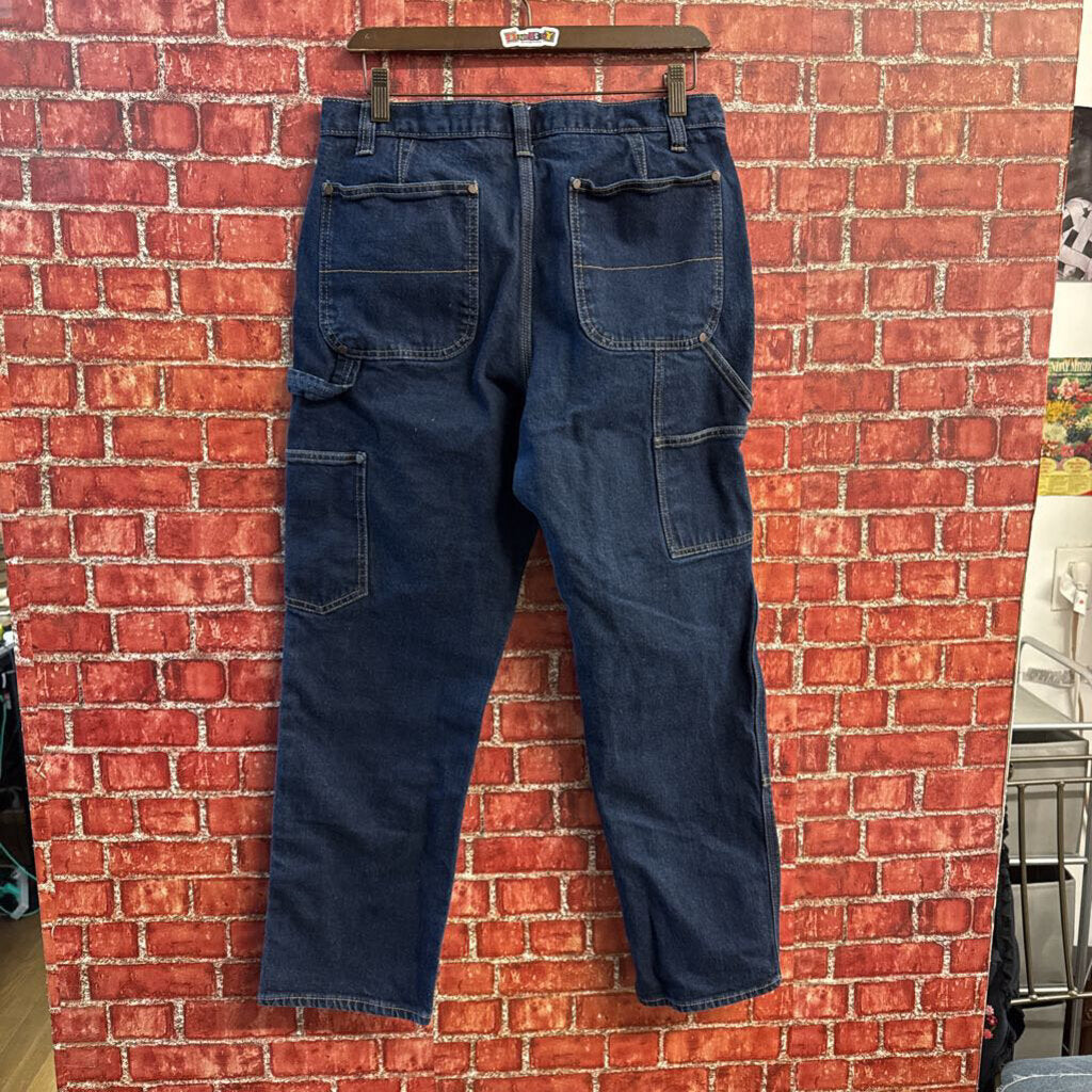 Banana Republic Carpenter Jeans Double Knees Blue Size 32x30