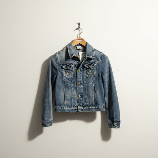 7 For All Mankind Y2K Jean Jacket Blue Size XS