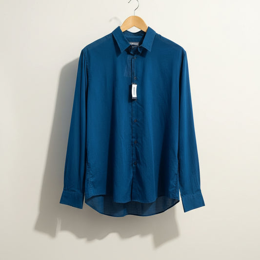 NWT Vilebrequin Blue Button Up Size L