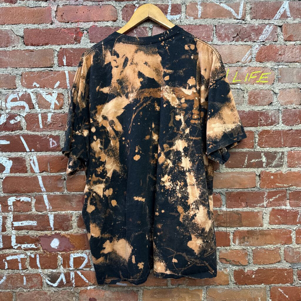 Hiss Off FERAL Dyed + Grommet Tee Size 2XL