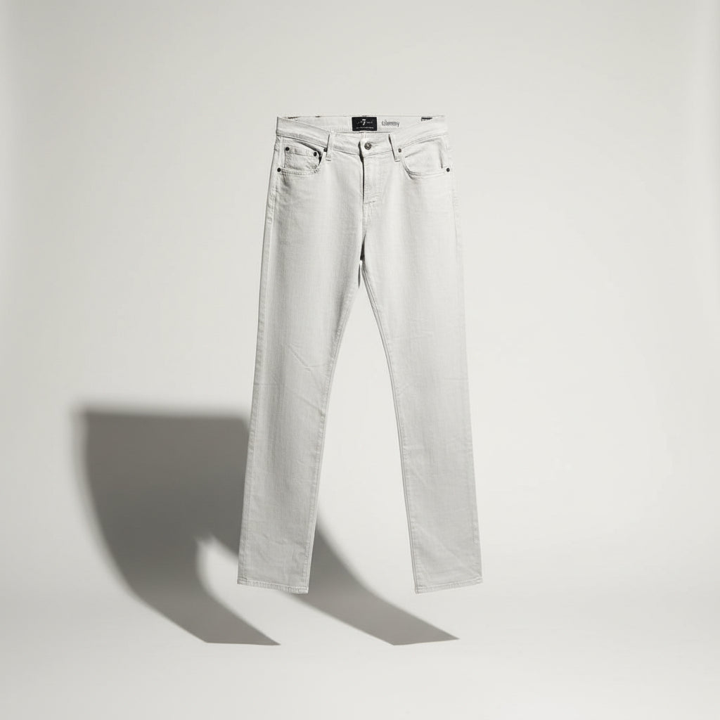 7 For All Mankind White Skinny Jeans Size 31