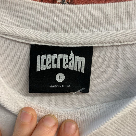 Ice Cream Tee '7 Mercer & Howard MMIX' White Size L