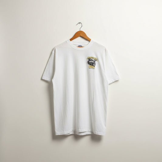 Oneita Vintage Tee Railyard Ale White Size XL