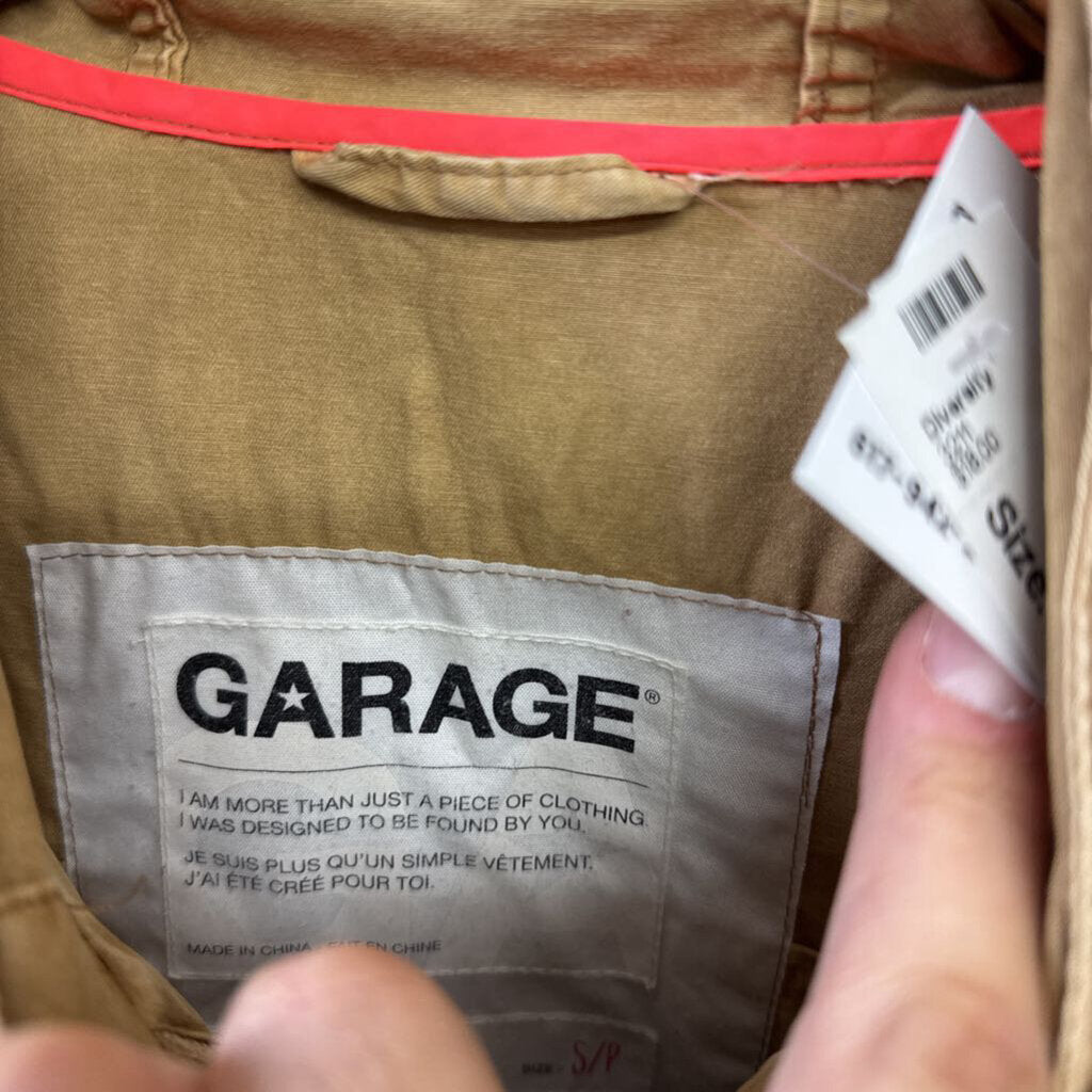 Garage Utility Jacket Khaki Size S/P