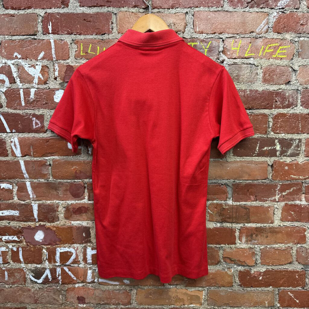 Adidas Vintage Polo Red Size S