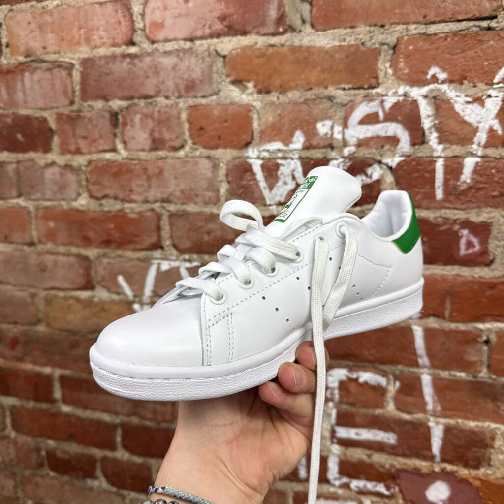 Adidas Stan Smith White and Green Sneakers Size 6L