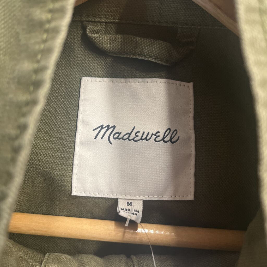 Madewell Military Utility Jacket Green Size M
