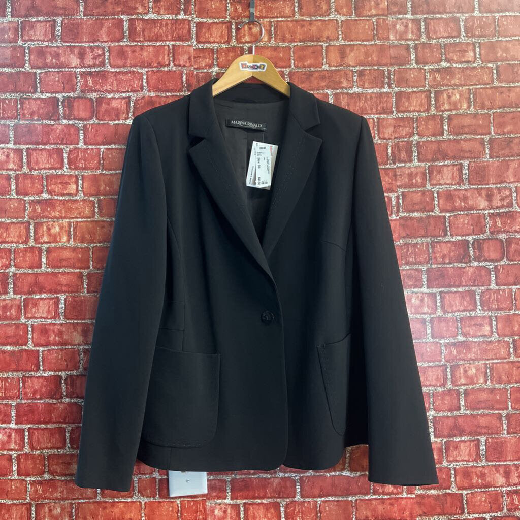 Marina Rinaldi One Button Blazer Size XL