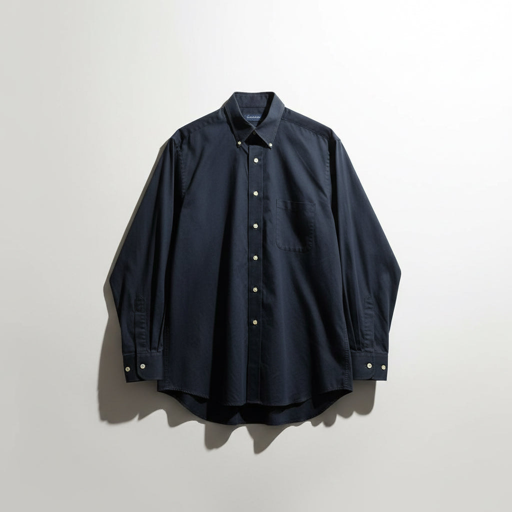 Chaps Button Down Long Sleeve Navy Size L