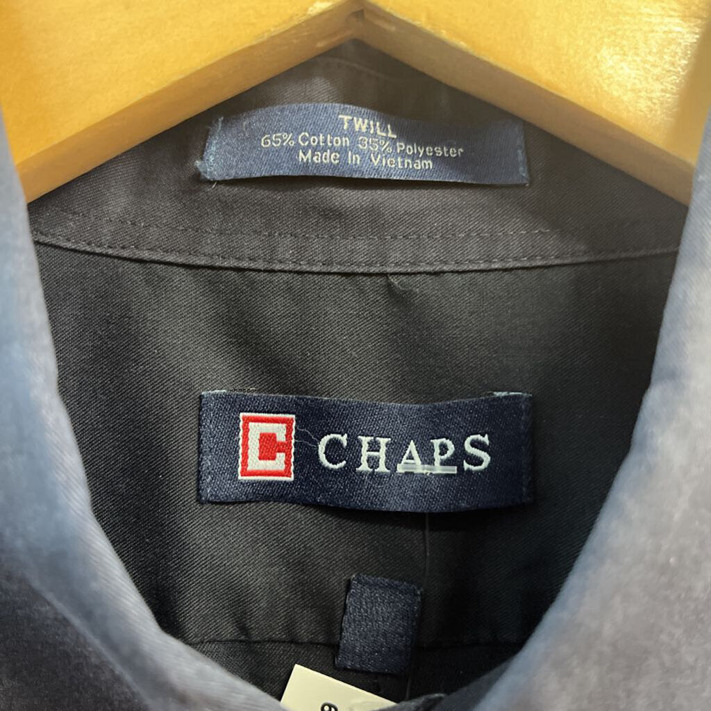 Chaps Button Down Long Sleeve Navy Size L
