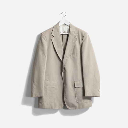 Brooks Brothers brown and white twill sport coat size 48R