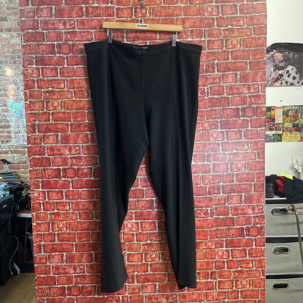 Marina Rinaldi Black Pants Size XL