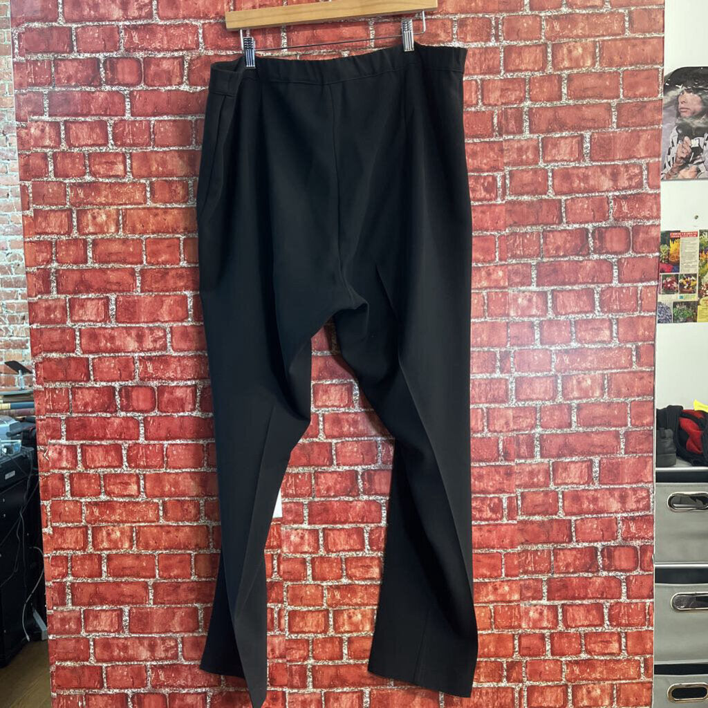 Marina Rinaldi Black Pants Size XL