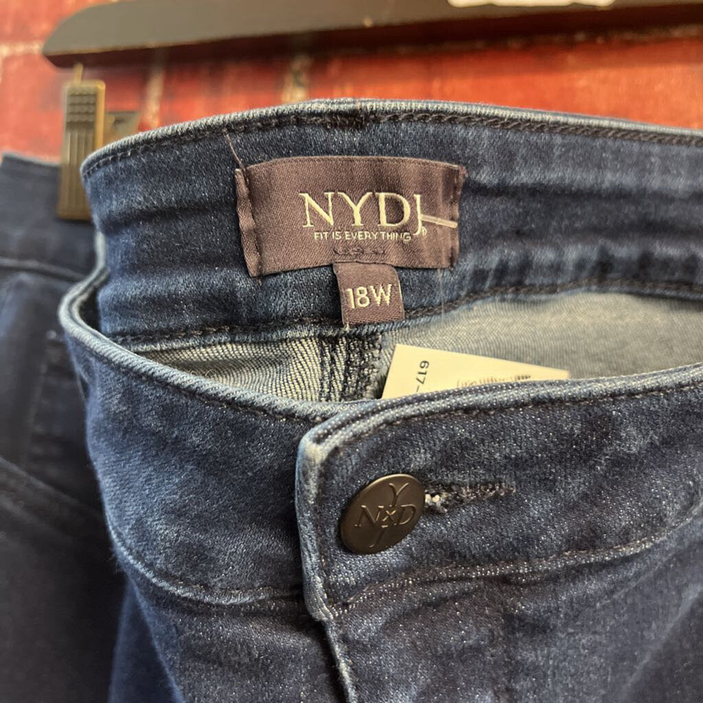 NYDJ Deep Blue Jeans Size 18W