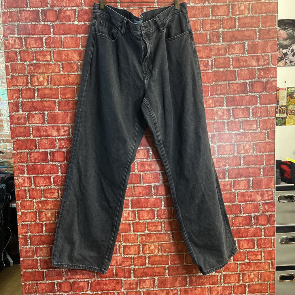 Uniqlo Slim Straight Dark Grey Size 3